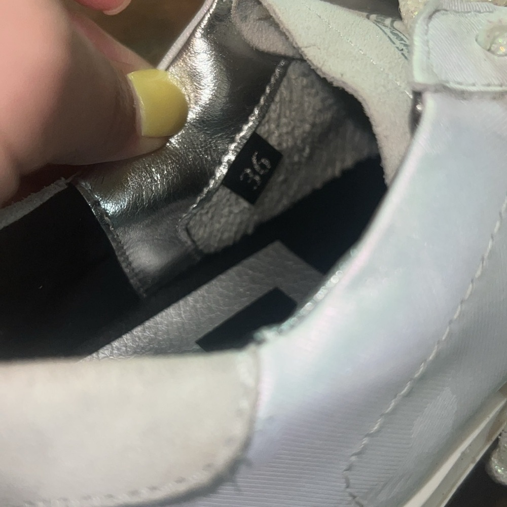 NWOT P448 Iridescent Sneakers - Picture 7 of 8